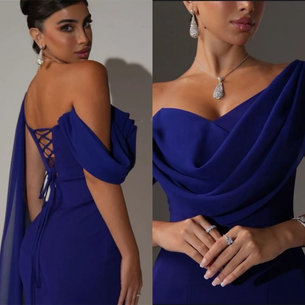 Customized Mermaid Formal One Shoulder Jersey Evening Dress Classic Sleeveless Homecoming Dress Luxury Special Occasion Gowns
Customized Mermaid Formal One Shoulder Jersey Evening Dress Classic Sleeveless Homecoming Dress Luxury Special Occasion Gowns