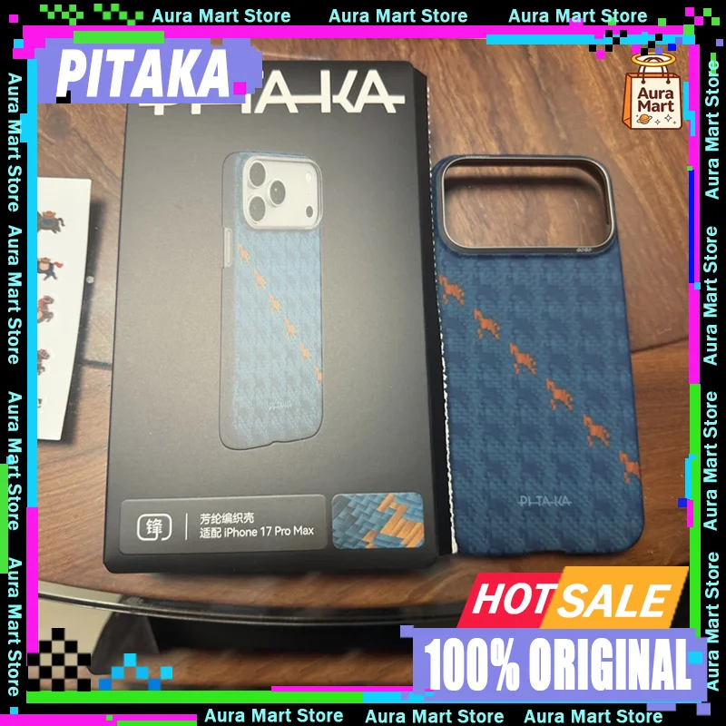Защитный чехол PITAKA Year Of The Horse Limited Edition для iPhone 17 Pro/ProMax/Air/16 Pro Max, кевларовый магнитный чехол для телефона, подарок
Защитный чехол PITAKA Year Of The Horse Limited Edition для iPhone 17 Pro/ProMax/Air/16 Pro Max, кевларовый магнитный чехол для телефона, подарок