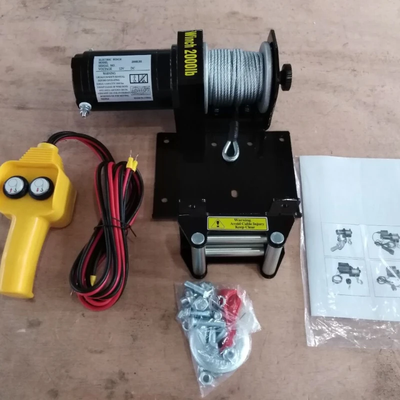 ATV winch, electric winch, tractor rescue equipment
ATV winch, electric winch, tractor rescue equipment