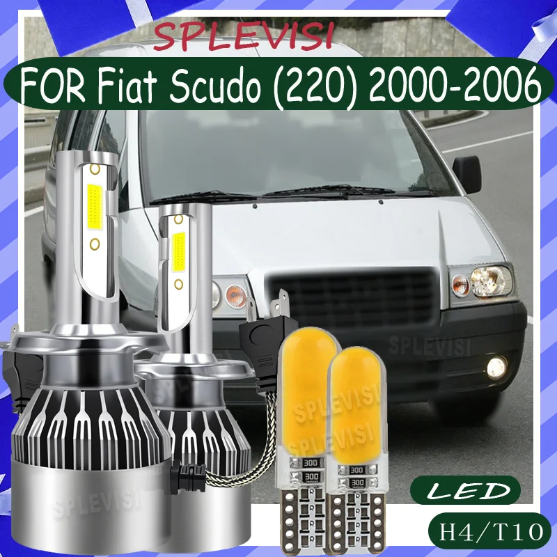High Lumen Output Illuminate the Road Ahead Clearly H4 LED headlight For Fiat Scudo (220) 2000 2001 2002 2003 2004 2005 2006
High Lumen Output Illuminate the Road Ahead Clearly H4 LED headlight For Fiat Scudo (220) 2000 2001 2002 2003 2004 2005 2006
