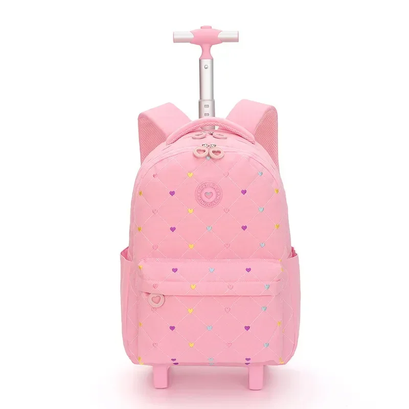 Trolley Bags for School Girls Kids School Backpacks with Adjustable Large Capacity Wheels Middle School Trolley Luggage Bookbag
Trolley Bags for School Girls Kids School Backpacks with Adjustable Large Capacity Wheels Middle School Trolley Luggage Bookbag