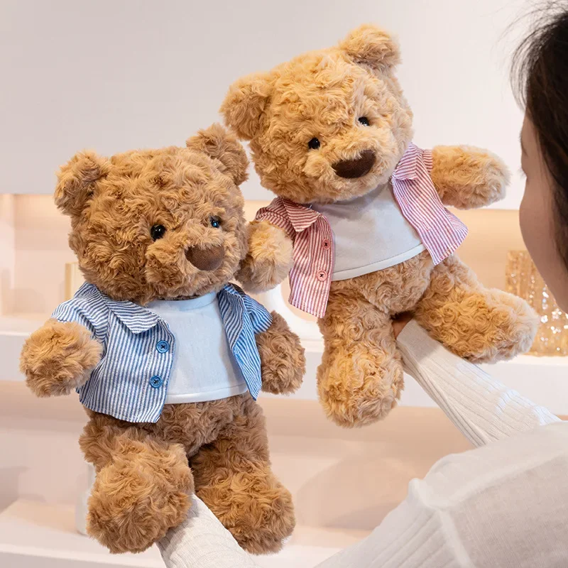 Soft Stuffed Cute Bear Wear Clothes Doll Cute Bear Plush Toys Boys Girls Appease Pillow Kids Baby Birthday Christmas Gift
Soft Stuffed Cute Bear Wear Clothes Doll Cute Bear Plush Toys Boys Girls Appease Pillow Kids Baby Birthday Christmas Gift