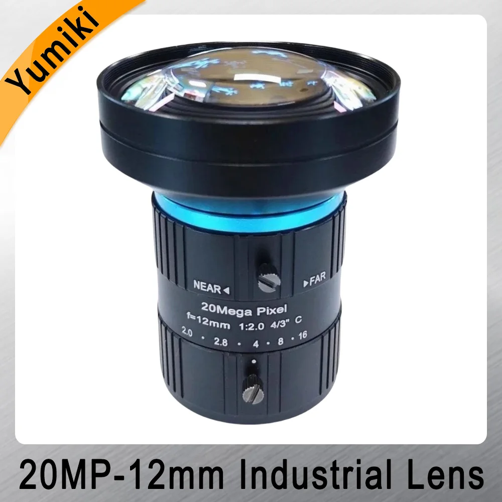 20megapixel 4/3 industrial lens 20MP-12mm machine vision camera C-port low distortion HD manual lens
20megapixel 4/3 industrial lens 20MP-12mm machine vision camera C-port low distortion HD manual lens