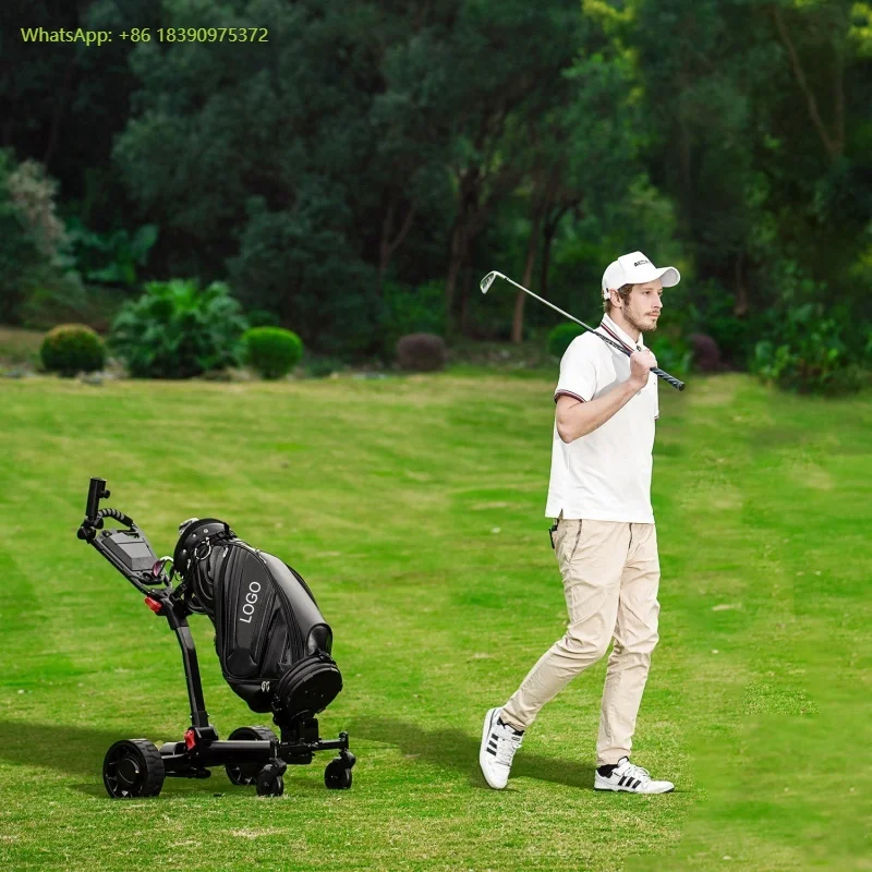 40M Remote Control Range 36V 7.8Ah Lithium Battery Powered 500W 4-Wheel Follow Golf Trolley
40M Remote Control Range 36V 7.8Ah Lithium Battery Powered 500W 4-Wheel Follow Golf Trolley