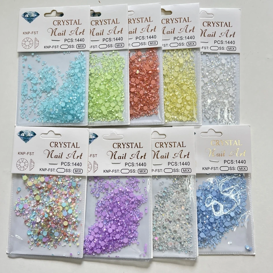 SS3-SS10 Mix Size Clear Crystal Non HotFix Gold FlatBack Rhinestones Colorful Diamond DIY Glitter Stones 3D Nail Art Accessories
SS3-SS10 Mix Size Clear Crystal Non HotFix Gold FlatBack Rhinestones Colorful Diamond DIY Glitter Stones 3D Nail Art Accessories
