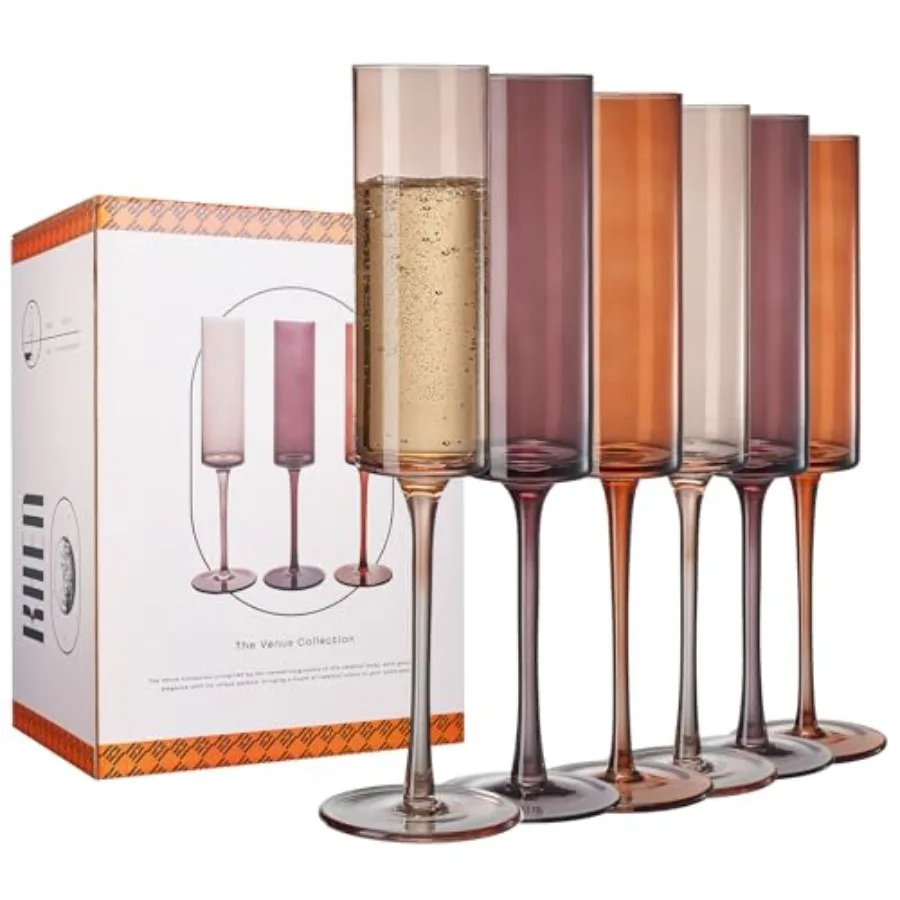Набор стеклянной посуды Venus Luxury Glassware - 6 предметов - Подарок на каждый день, зимний подарок для нее, мамы, жены, девушки, для особых праздников, текстурированная посуда для напитков
Набор стеклянной посуды Venus Luxury Glassware - 6 предметов - Подарок на каждый день, зимний подарок для нее, мамы, жены, девушки, для особых праздников, текстурированная посуда для напитков