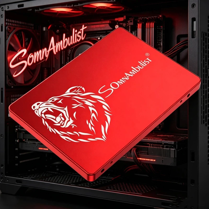 SomnAmbulist SSD, 120G/128G/240G/480G/512G Multiple Capacities, 2.5" Solid State Drive, Universal Hard Disk for Desktop & Laptop
SomnAmbulist SSD, 120G/128G/240G/480G/512G Multiple Capacities, 2.5" Solid State Drive, Universal Hard Disk for Desktop & Laptop