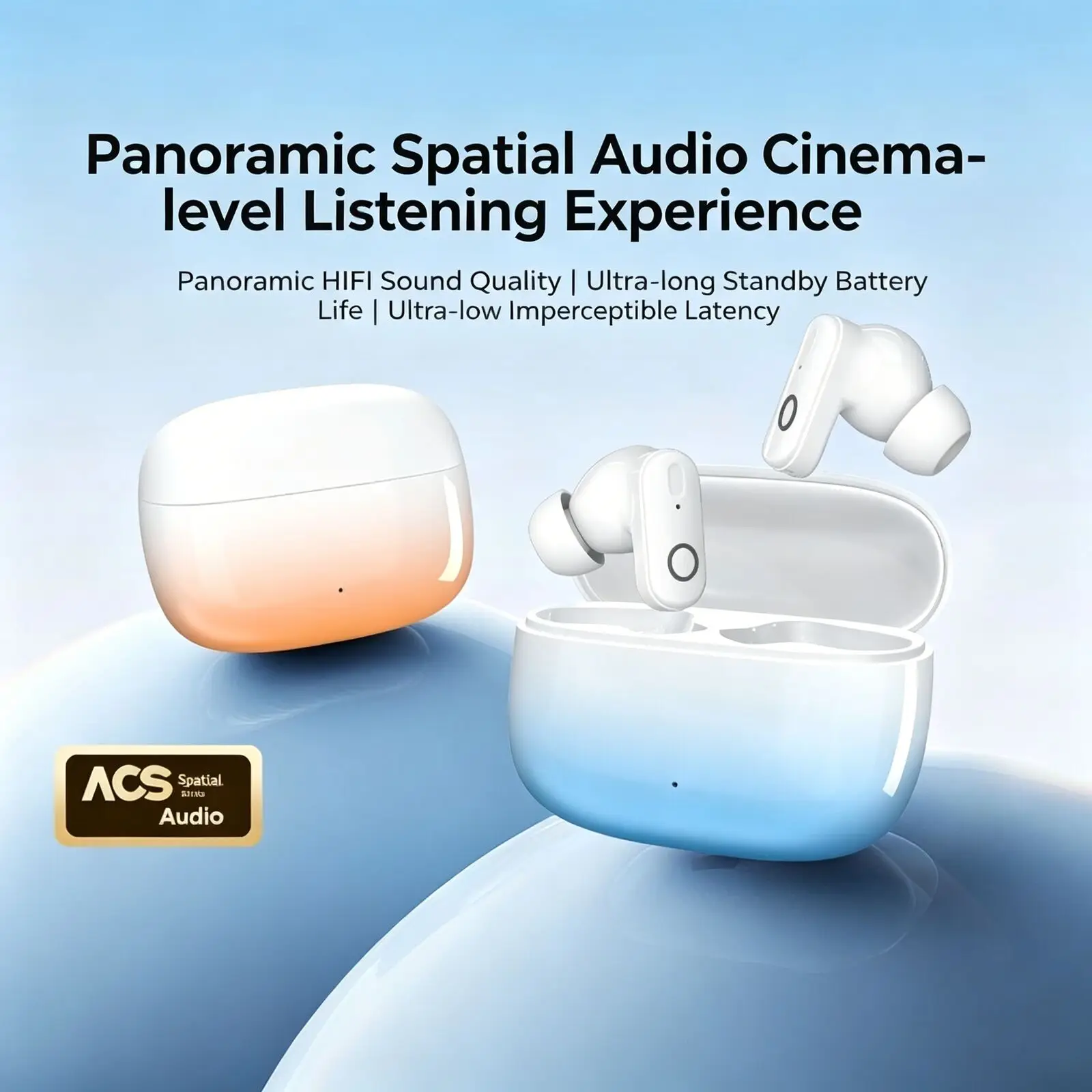 Wireless Bluetooth 5.4 In-Ear Earbuds HiFi Spatial Audio ANC Noise Cancelling Smart Touch Control Low Gaming Latency Waterproof
Wireless Bluetooth 5.4 In-Ear Earbuds HiFi Spatial Audio ANC Noise Cancelling Smart Touch Control Low Gaming Latency Waterproof