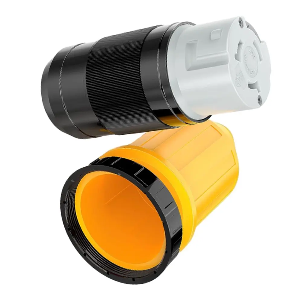 2 Pcs 125V/250 V Power Plug RV Power Cord Twist Lock Plug with Waterproof Cover Boot Kit NEMA SS2-50R 50A Power Inlet
2 Pcs 125V/250 V Power Plug RV Power Cord Twist Lock Plug with Waterproof Cover Boot Kit NEMA SS2-50R 50A Power Inlet