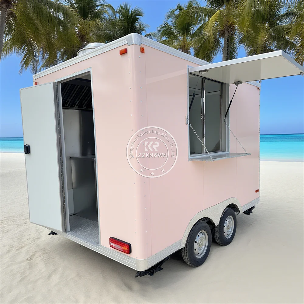 Concession Catering Truck Stainless Steel Snack BBQ Fast Food Truck Fully Equipped Mobile Food Trailer With Full Kitchen
Concession Catering Truck Stainless Steel Snack BBQ Fast Food Truck Fully Equipped Mobile Food Trailer With Full Kitchen