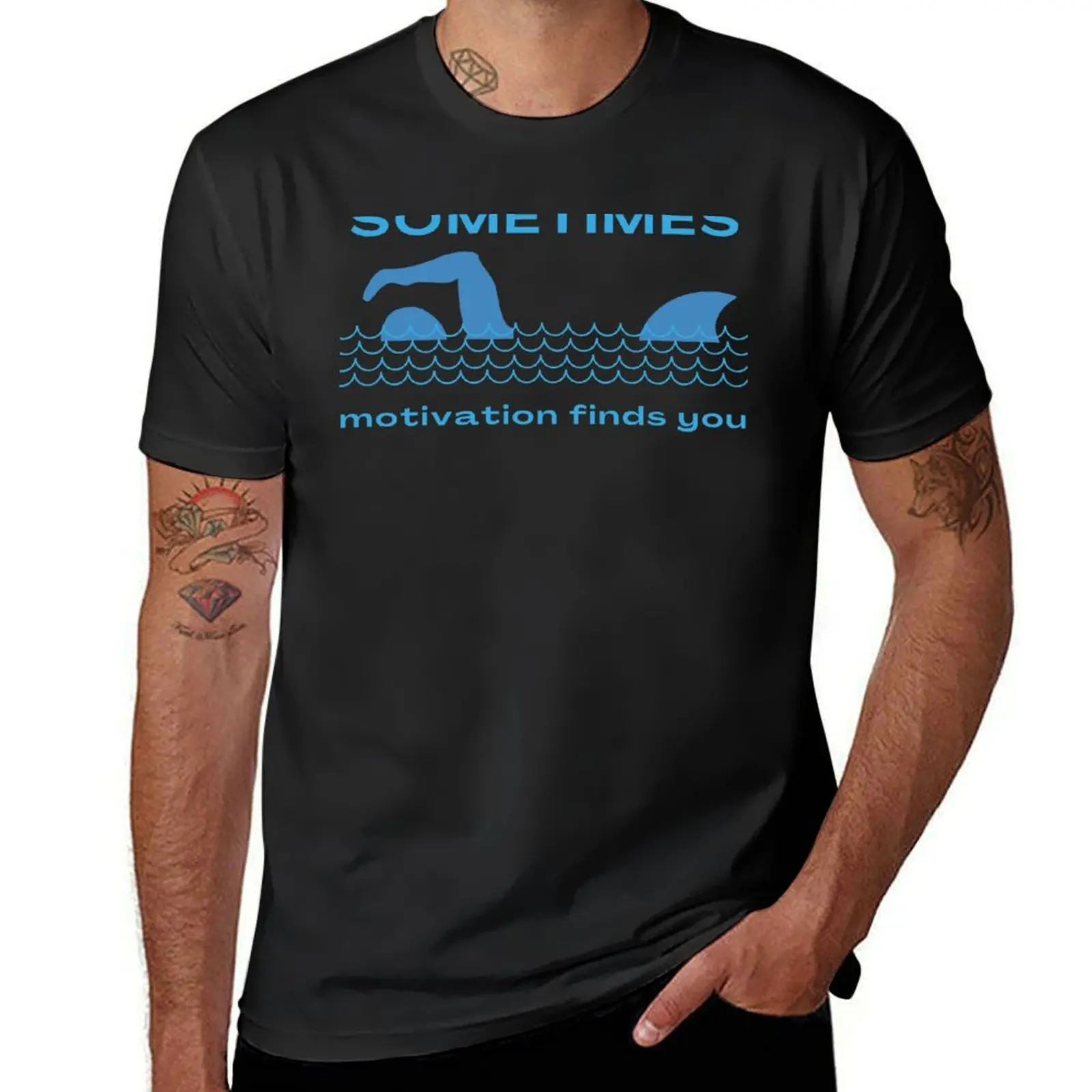 Sometimes Motivation Finds You, Funny Shark T-Shirt cute clothes tops shirts graphic tees oversizeds mens t shirt
Sometimes Motivation Finds You, Funny Shark T-Shirt cute clothes tops shirts graphic tees oversizeds mens t shirt
