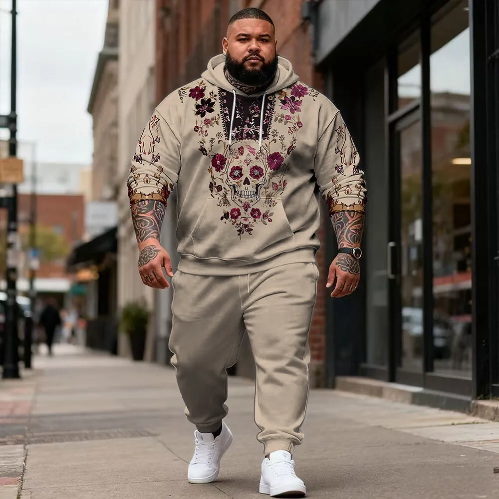 S-9xl Модный мужской комплект с капюшоном в этническом стиле больших размеров — прочный наряд свободного покроя для парней больших размеров, отлично подходит для отдыха в помещении
S-9xl Модный мужской комплект с капюшоном в этническом стиле больших размеров — прочный наряд свободного покроя для парней больших размеров, отлично подходит для отдыха в помещении