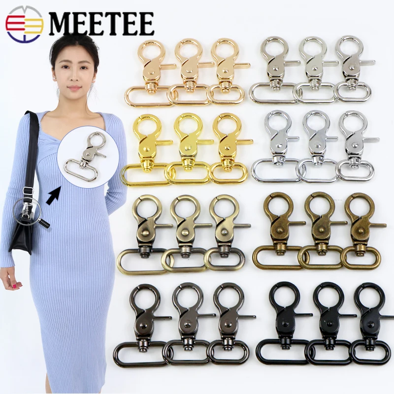 10Pcs 20-50mm Metal Bag Strap Buckles Keychain Swivel Lobster Clasp Pet Collar Webbing Snap Hook DIY Bags Hardware Accessories 
10Pcs 20-50mm Metal Bag Strap Buckles Keychain Swivel Lobster Clasp Pet Collar Webbing Snap Hook DIY Bags Hardware Accessories