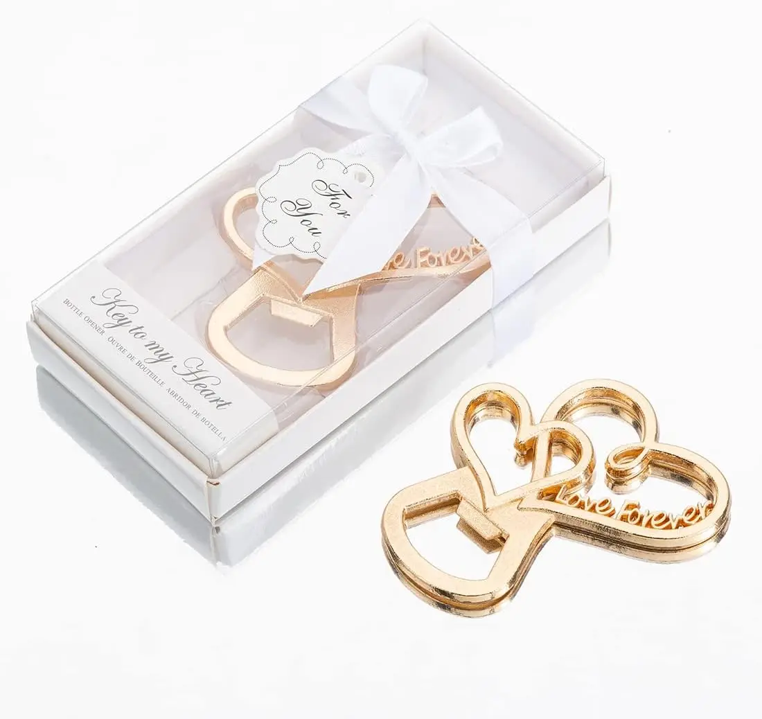 50 Packs New Love Forever Design Heart Shape Bottle Openers for Wedding Favors to Guests, Bridal Shower Party Gifts
50 Packs New Love Forever Design Heart Shape Bottle Openers for Wedding Favors to Guests, Bridal Shower Party Gifts