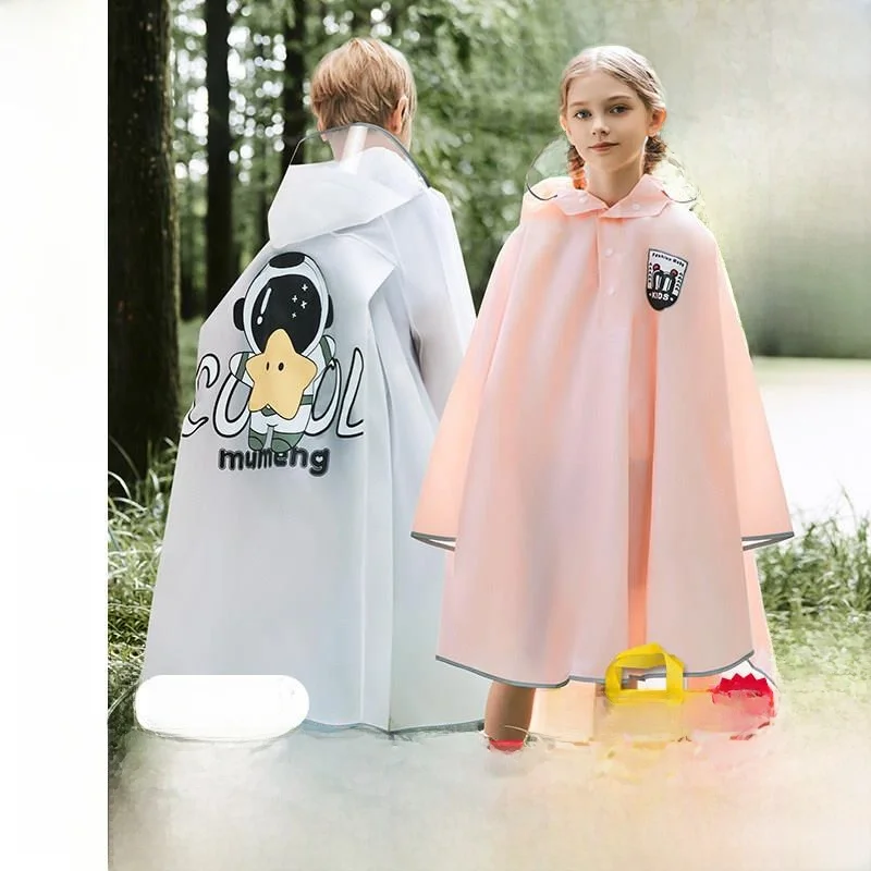 Children's Raincoat School Uniform Special Portable New Model Boy Girl Cloak Raincoat EVA Material Breathable One Size Fits All
Children's Raincoat School Uniform Special Portable New Model Boy Girl Cloak Raincoat EVA Material Breathable One Size Fits All