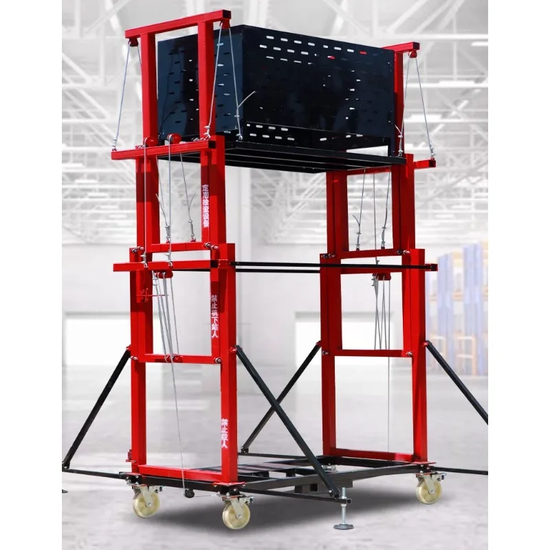 New model Upgraded Electric Scaffolding Load bearing 500KG Mobile Automatic Lifting platform Remote control Folding Decoration
New model Upgraded Electric Scaffolding Load bearing 500KG Mobile Automatic Lifting platform Remote control Folding Decoration