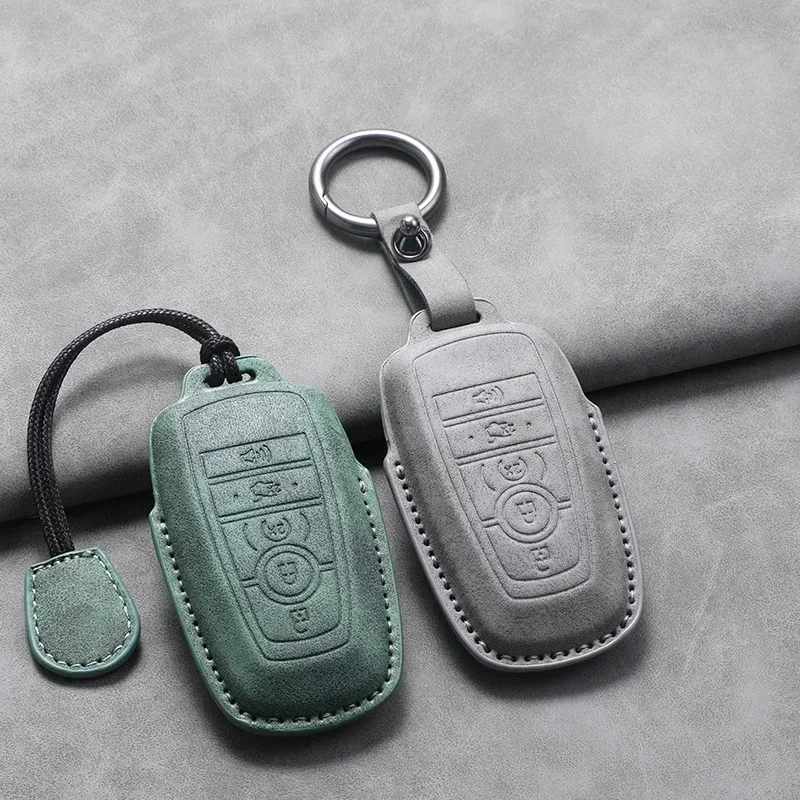 four five Buttons Leather Car Key Case Cover For Ford Fusion Edge Explorer Focus F150 F250 F350 F550 Escape for Lincoln Mondeo
four five Buttons Leather Car Key Case Cover For Ford Fusion Edge Explorer Focus F150 F250 F350 F550 Escape for Lincoln Mondeo