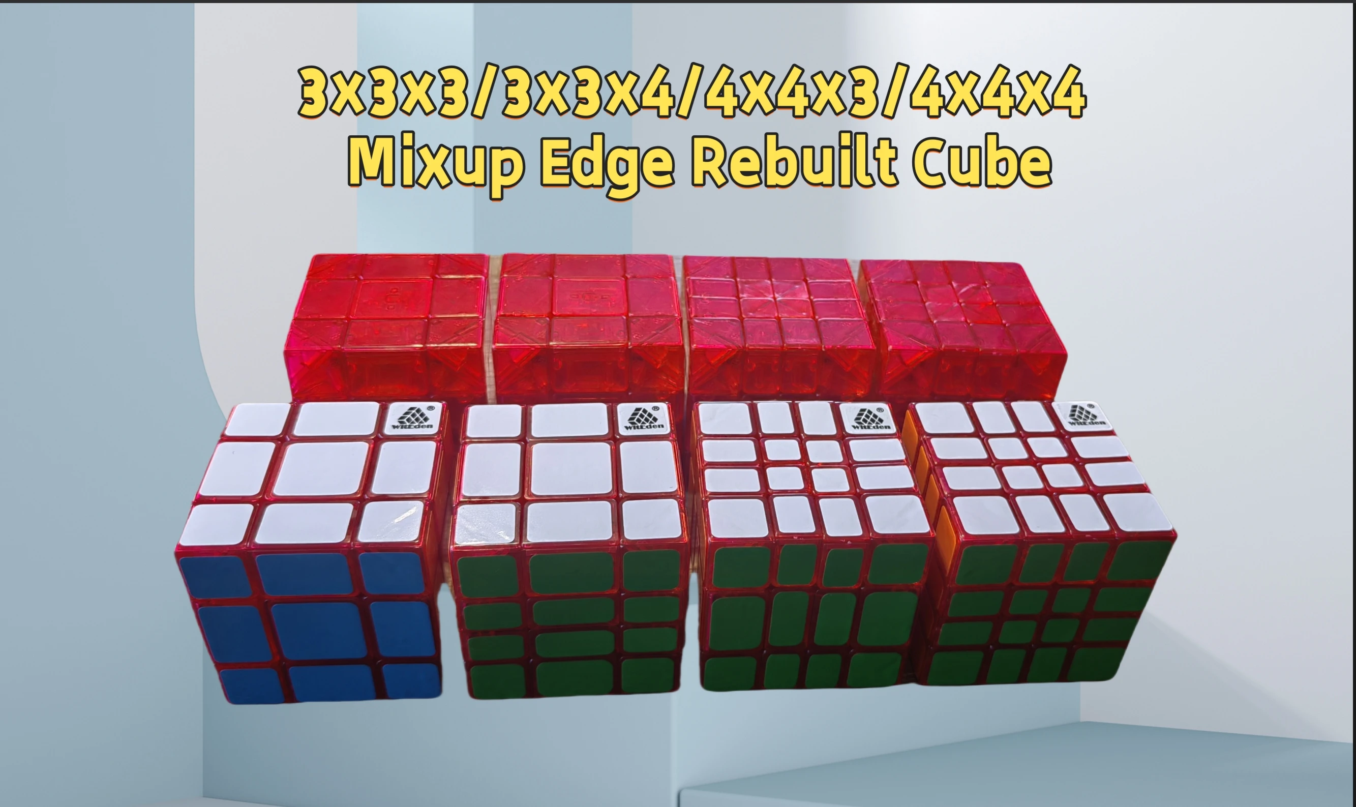 WitEden Mixup Edge Rebuilt Cube 3x3x3/3x3x4/4x4x3/4x4x4 Professional Speed Cube Puzzle Toys Children Gift
WitEden Mixup Edge Rebuilt Cube 3x3x3/3x3x4/4x4x3/4x4x4 Professional Speed Cube Puzzle Toys Children Gift