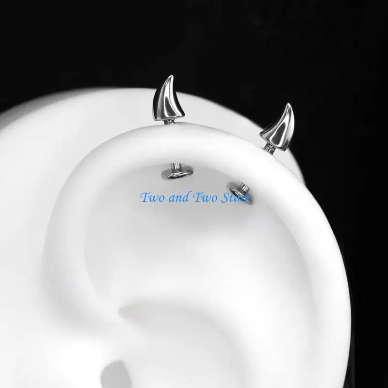 HX6F Comfortable Titaniums Steel Gothic Ear Studs Accessories For Work And Nightlife
HX6F Comfortable Titaniums Steel Gothic Ear Studs Accessories For Work And Nightlife