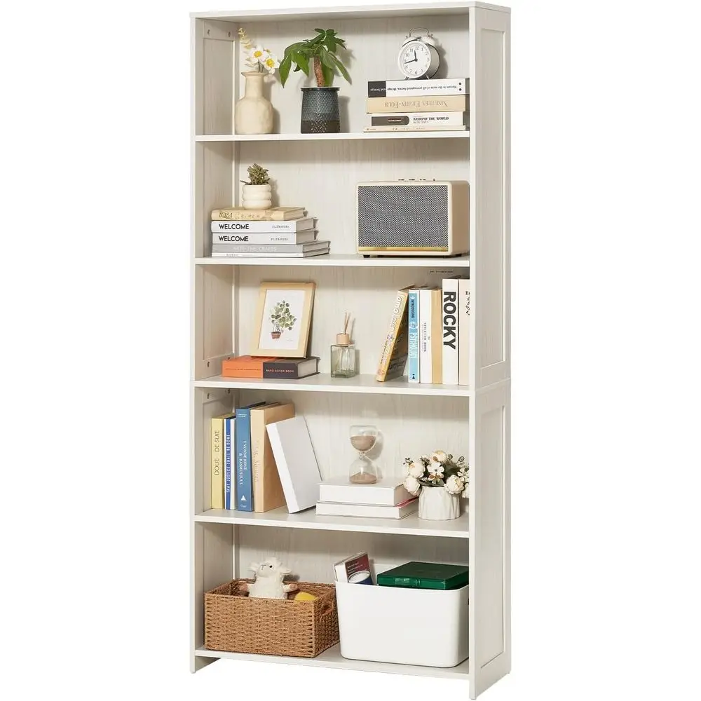 5 Tiers Wide Bookshel, 68 in Wooden Open Bookcase with Display Storage Organizer Shel, reestanding Tall Display loor Bookcase Bo
5 Tiers Wide Bookshel, 68 in Wooden Open Bookcase with Display Storage Organizer Shel, reestanding Tall Display loor Bookcase Bo