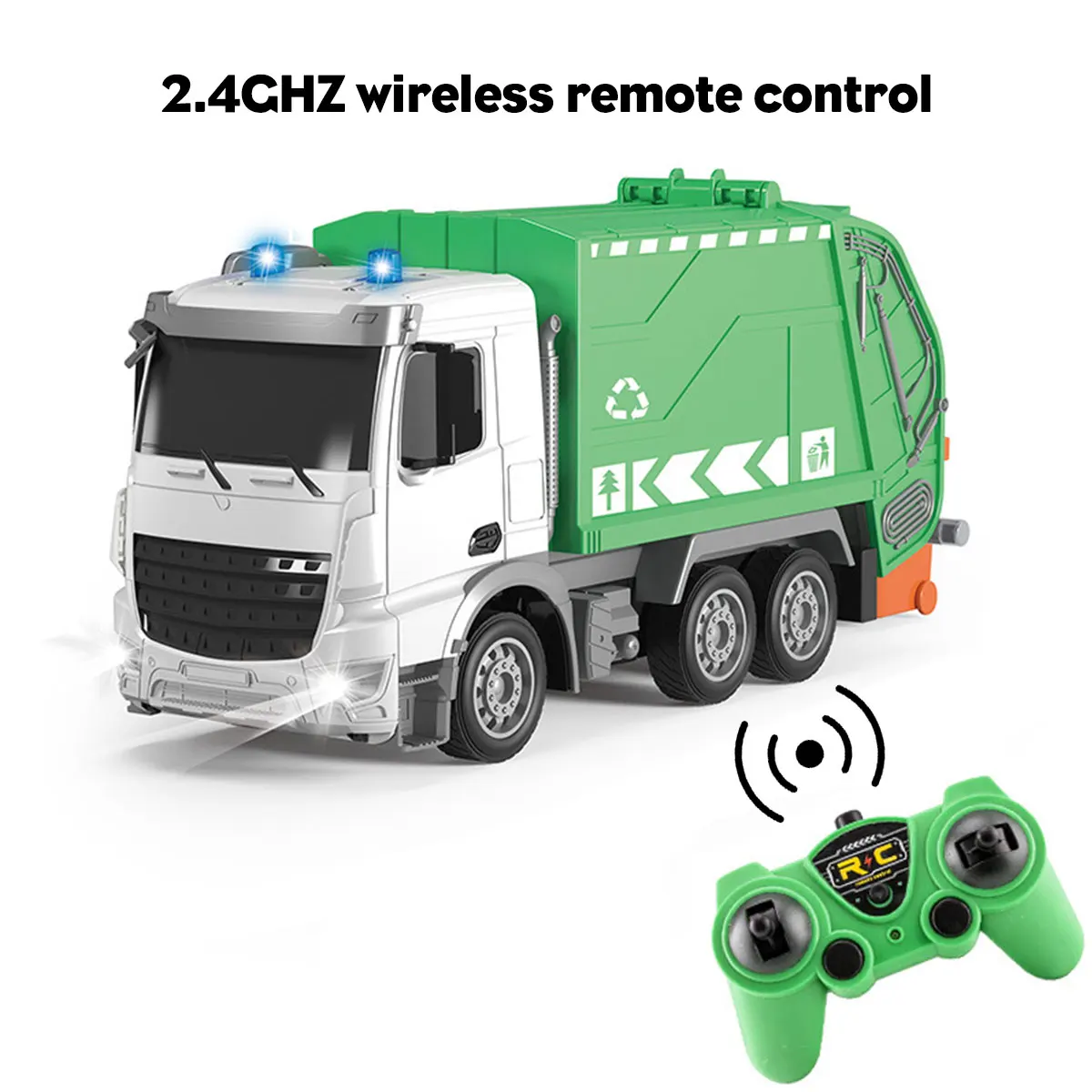 New 2.4G RC Transport Garbage Truck Car Music Light Radio Control Electric Sanitation Vehicle Simulation Gifts Toys For Children
New 2.4G RC Transport Garbage Truck Car Music Light Radio Control Electric Sanitation Vehicle Simulation Gifts Toys For Children