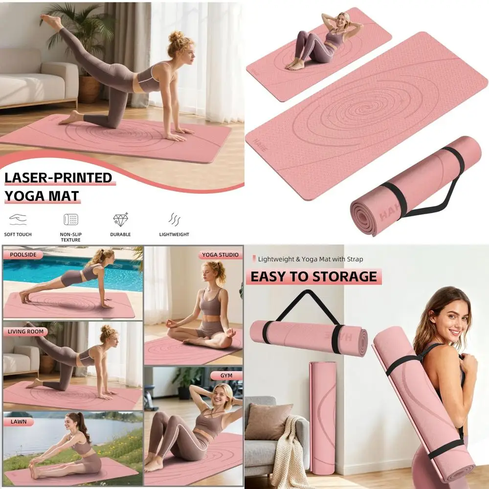 Extra Thick 76x32 Yoga Mat with Anti-Slip & Carry Strap for Enhanced Workouts
Extra Thick 76x32 Yoga Mat with Anti-Slip & Carry Strap for Enhanced Workouts