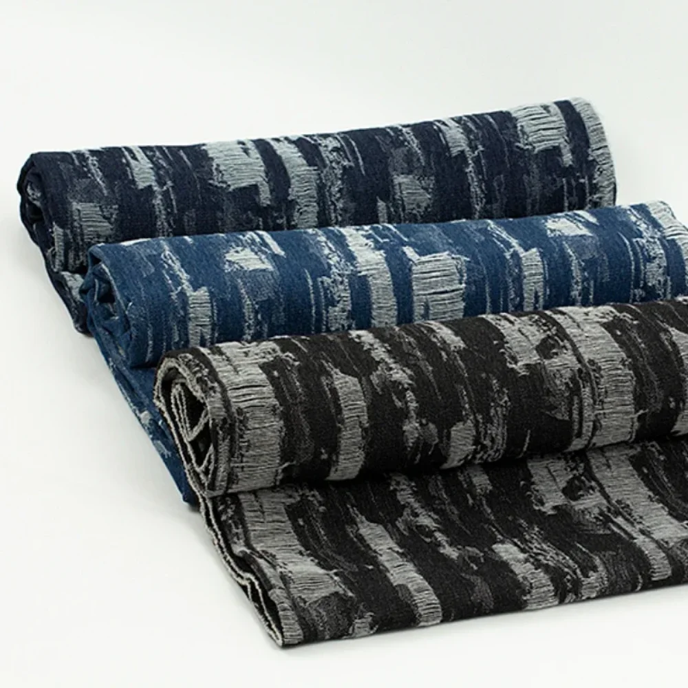 Thick Jacquard Wash Denim Fabric Blue Ragged Diy Bag Coat Pants Dress Designer Sewing Cloth Fashion Wholesale Material by Meter
Thick Jacquard Wash Denim Fabric Blue Ragged Diy Bag Coat Pants Dress Designer Sewing Cloth Fashion Wholesale Material by Meter