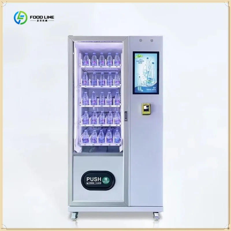 Foodline Backend Management Self Service Touch Operated Vending Machine Cold Drink Vending Machine with Card Reader Customized
Foodline Backend Management Self Service Touch Operated Vending Machine Cold Drink Vending Machine with Card Reader Customized