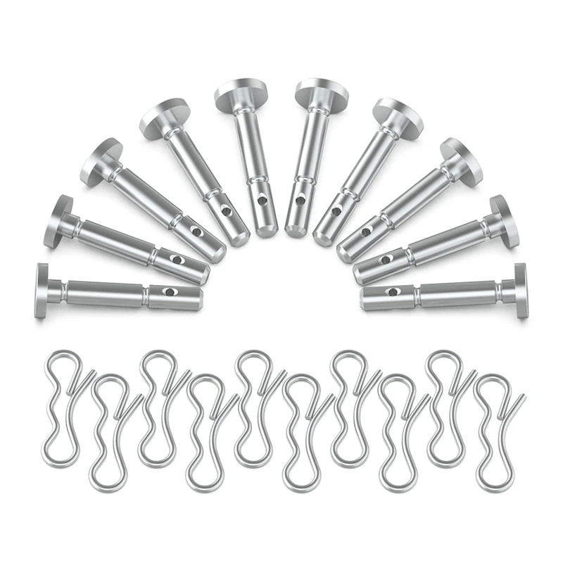 PORK-10 Set Snow Blower Shear Pins 738-04155 And Cotter Pins 714-04040 For Craftsman, Troy-Bilt, MTD, Yard-Man 900 Series
PORK-10 Set Snow Blower Shear Pins 738-04155 And Cotter Pins 714-04040 For Craftsman, Troy-Bilt, MTD, Yard-Man 900 Series
