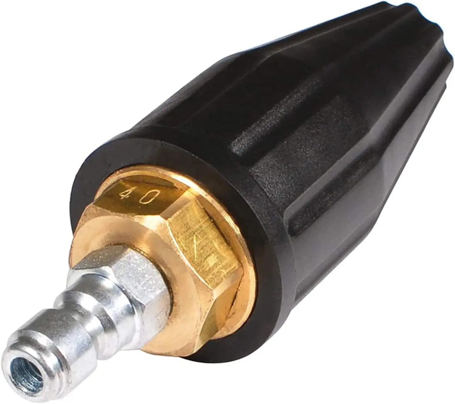 Turbo Nozzle for Pressure Washer, 4000 PSI Max, 360° Rotating Spray Tips with Quick Connector, 4.0 GPM
Turbo Nozzle for Pressure Washer, 4000 PSI Max, 360° Rotating Spray Tips with Quick Connector, 4.0 GPM