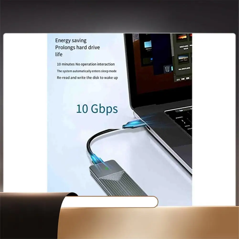 Aluminum Alloy M.2 Solid State SSD Type-C USB 3.2 Interface 10Gbps Nvme JMS583 Single Agreement With Dual Wires Computer Parts-N
Aluminum Alloy M.2 Solid State SSD Type-C USB 3.2 Interface 10Gbps Nvme JMS583 Single Agreement With Dual Wires Computer Parts-N