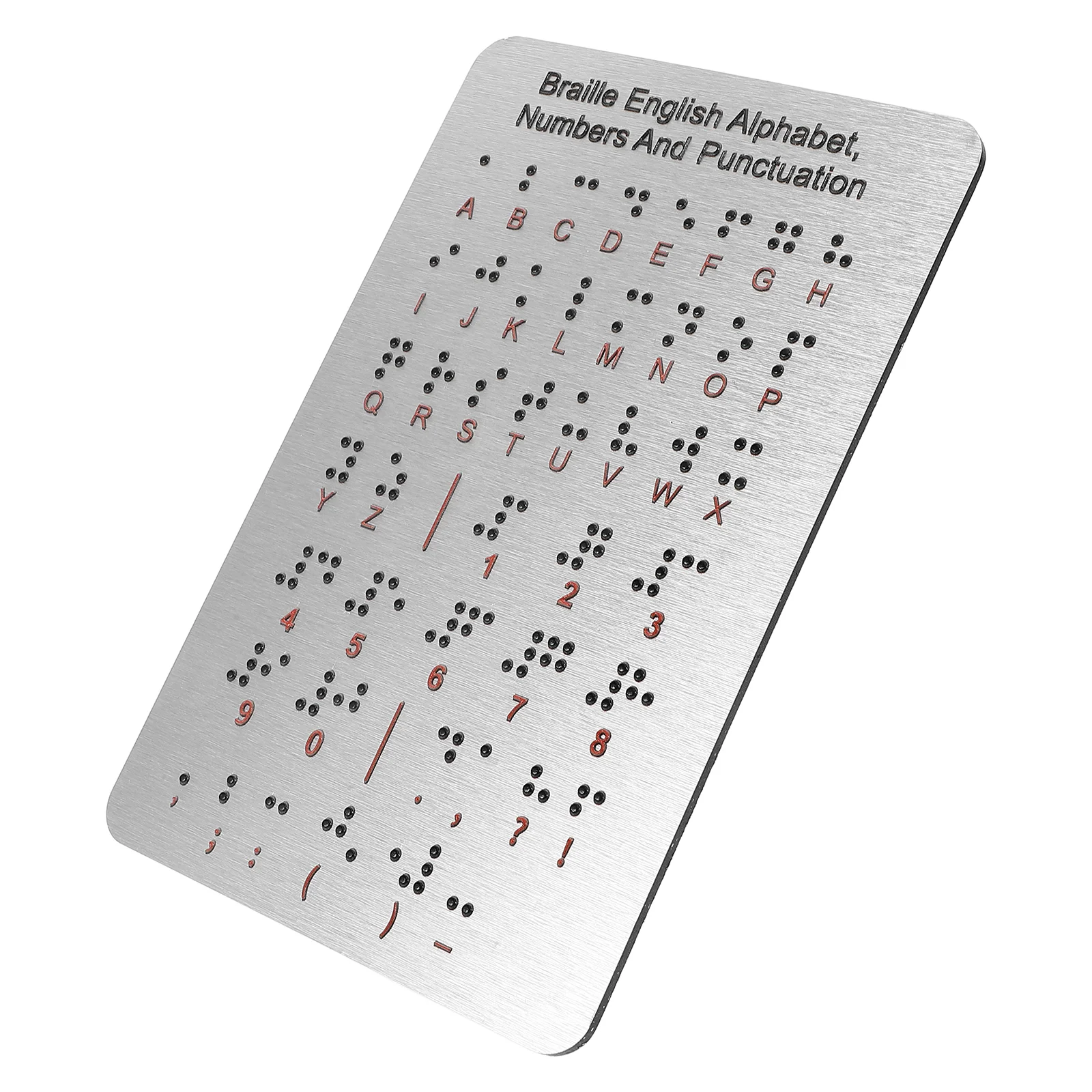Braille Motherboard for Beginners Visually Impaired Products Books Stainless Steel Blind Games Child
Braille Motherboard for Beginners Visually Impaired Products Books Stainless Steel Blind Games Child