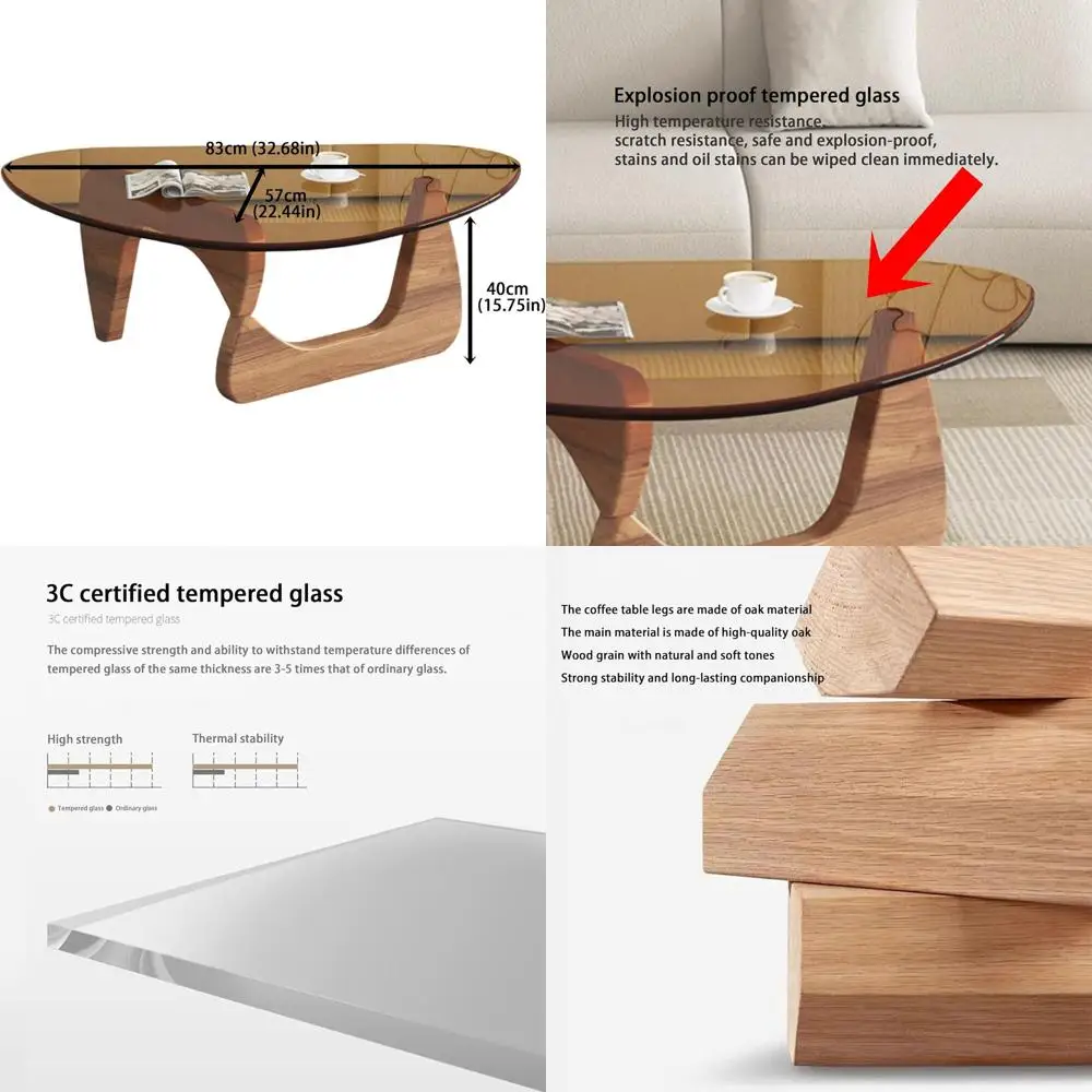 Круглый абстрактный стеклянный журнальный столик, 83 см в диаметре x 57 см в ширину x 39,9 см в высоту, подходит для гостиной, домашнего офиса и промышленного использования.
Круглый абстрактный стеклянный журнальный столик, 83 см в диаметре x 57 см в ширину x 39,9 см в высоту, подходит для гостиной, домашнего офиса и промышленного использования.