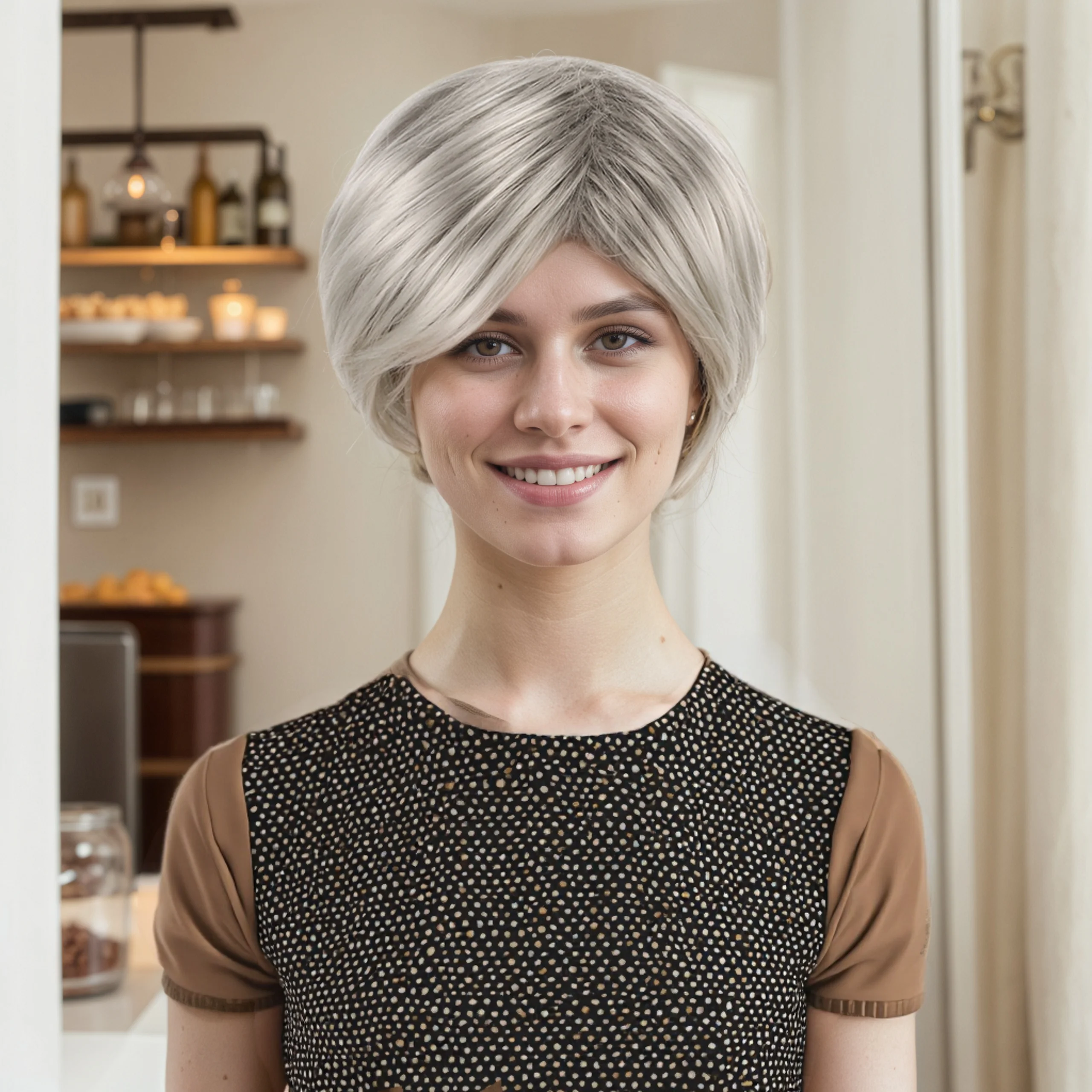 Synthetic Hot Short Mixed Color Synthetic Fiber Wig High Temperature Silk Wig No Glue Wear High Density
Synthetic Hot Short Mixed Color Synthetic Fiber Wig High Temperature Silk Wig No Glue Wear High Density