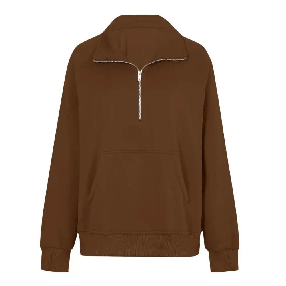 Women Quarter Zipper Pullover Sweatshirt Women Half Zipper Collar Sweatshirt Stylish Women's Fall Winter Sweatshirt for Comfort
Women Quarter Zipper Pullover Sweatshirt Women Half Zipper Collar Sweatshirt Stylish Women's Fall Winter Sweatshirt for Comfort