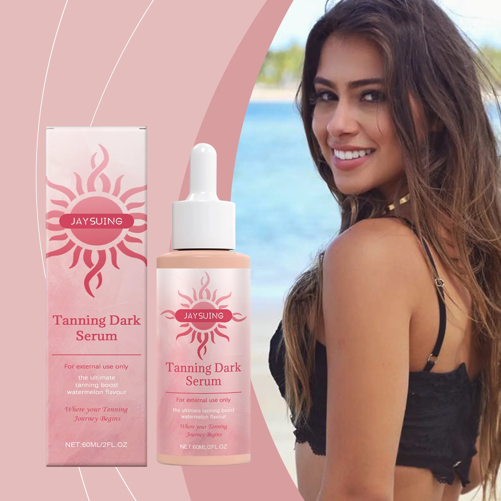 Tanning Dark Serum,Stay-Free Tanning Booster,Body Bold,Gentle Nourishment,Radiance-Boosting Sexy Sunscreen Serum Blocks UV Rays
Tanning Dark Serum,Stay-Free Tanning Booster,Body Bold,Gentle Nourishment,Radiance-Boosting Sexy Sunscreen Serum Blocks UV Rays