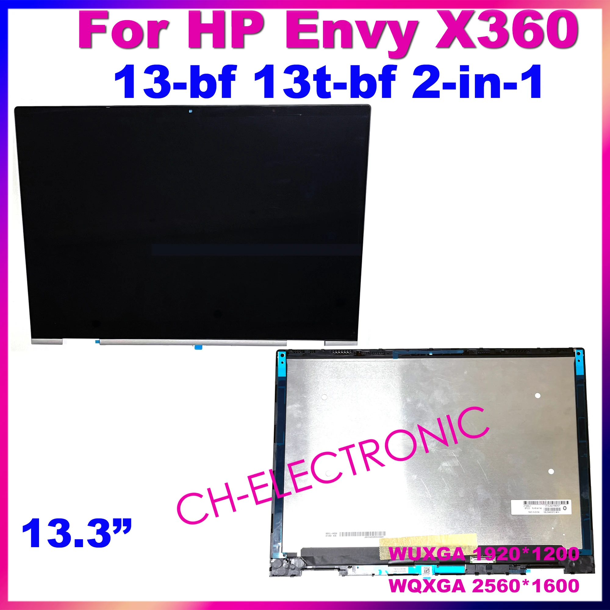 N15665-001 N15663-001 13.3" WUXGA WQXGA 2.8K OLED LCD Touch Screen For HP Spectre X360 13 BF 13-bf Display Replacement Assembly
N15665-001 N15663-001 13.3" WUXGA WQXGA 2.8K OLED LCD Touch Screen For HP Spectre X360 13 BF 13-bf Display Replacement Assembly