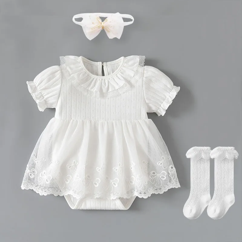 Baby bag fart skirt summer dress sweet princess short sleeved mesh dress full moon hundred days one year old dress تذكارات للرضع
Baby bag fart skirt summer dress sweet princess short sleeved mesh dress full moon hundred days one year old dress تذكارات للرضع