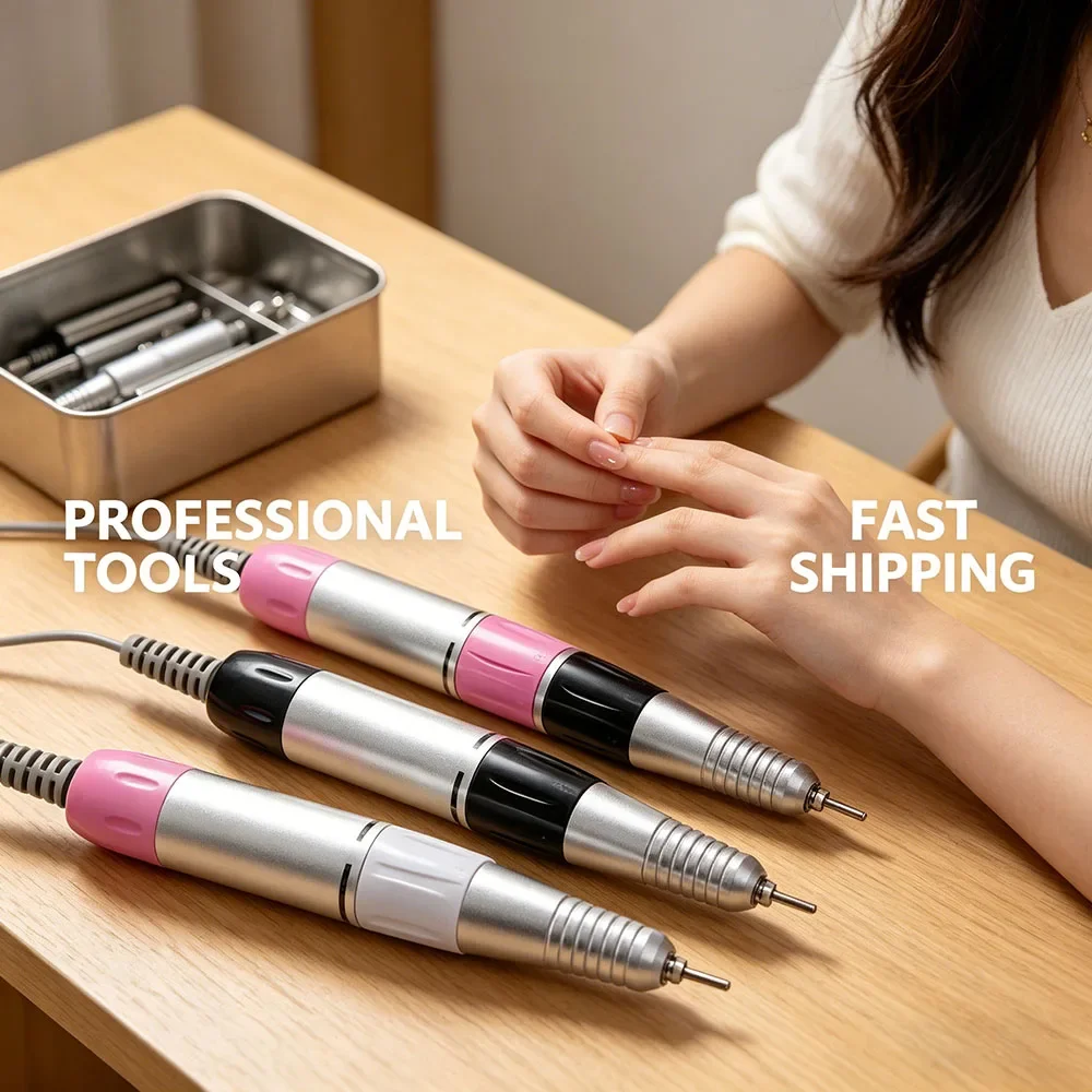 5 Pins Replacement Nail Drill Handle, 35000RPM Electric Handpiece Pen for Manicure Pedicure Beauty Accessory
5 Pins Replacement Nail Drill Handle, 35000RPM Electric Handpiece Pen for Manicure Pedicure Beauty Accessory