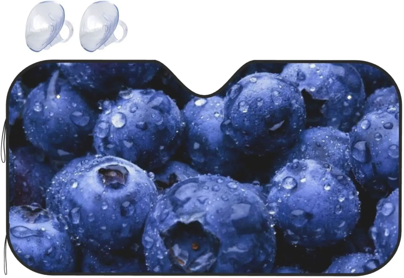 Blueberry Print Car Windshield Sunshade, 51x27.5 inch Folding Block UV Rays Sun Visor Protector for SUV Car Truck Auto Sunshades
Blueberry Print Car Windshield Sunshade, 51x27.5 inch Folding Block UV Rays Sun Visor Protector for SUV Car Truck Auto Sunshades