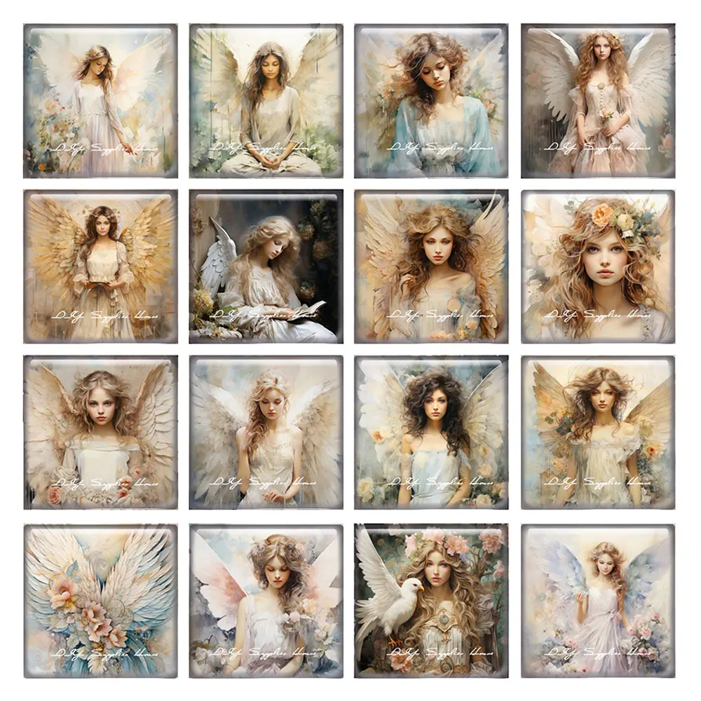 10pcs/lots Fairy Angel Winged Bird Flower Square Photo Glass Cabochon Flatback Demo Flat Back Cameo For Diy Jewelry Making
10pcs/lots Fairy Angel Winged Bird Flower Square Photo Glass Cabochon Flatback Demo Flat Back Cameo For Diy Jewelry Making