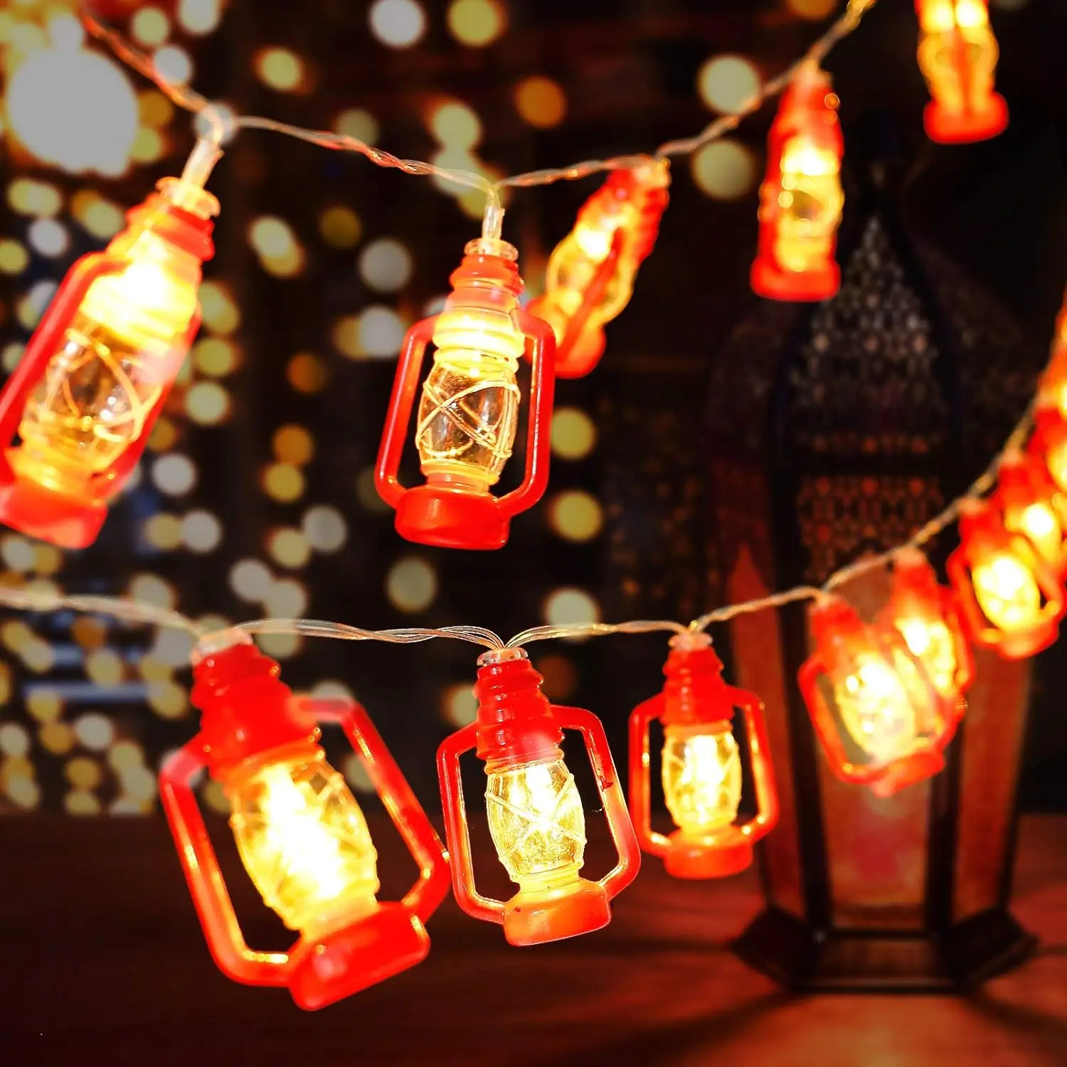 30 LED Red Lantern String Lights for Bedroom Patio Garden Holiday Home Decor, Warm White
30 LED Red Lantern String Lights for Bedroom Patio Garden Holiday Home Decor, Warm White