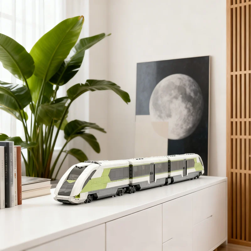 2178pcs MOC Sleek Express Train 8 wide City Trains Model Building blocks Architecture toys Christmas gifts Education Kids idea
2178pcs MOC Sleek Express Train 8 wide City Trains Model Building blocks Architecture toys Christmas gifts Education Kids idea