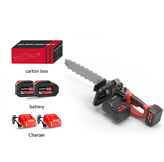 NAWIN In-stock Inventory 16in Brushless Small Hand-held Electric Chain Saw Wood Cutter Portable Chainsaw Trimming Saw Power Tool
NAWIN In-stock Inventory 16in Brushless Small Hand-held Electric Chain Saw Wood Cutter Portable Chainsaw Trimming Saw Power Tool