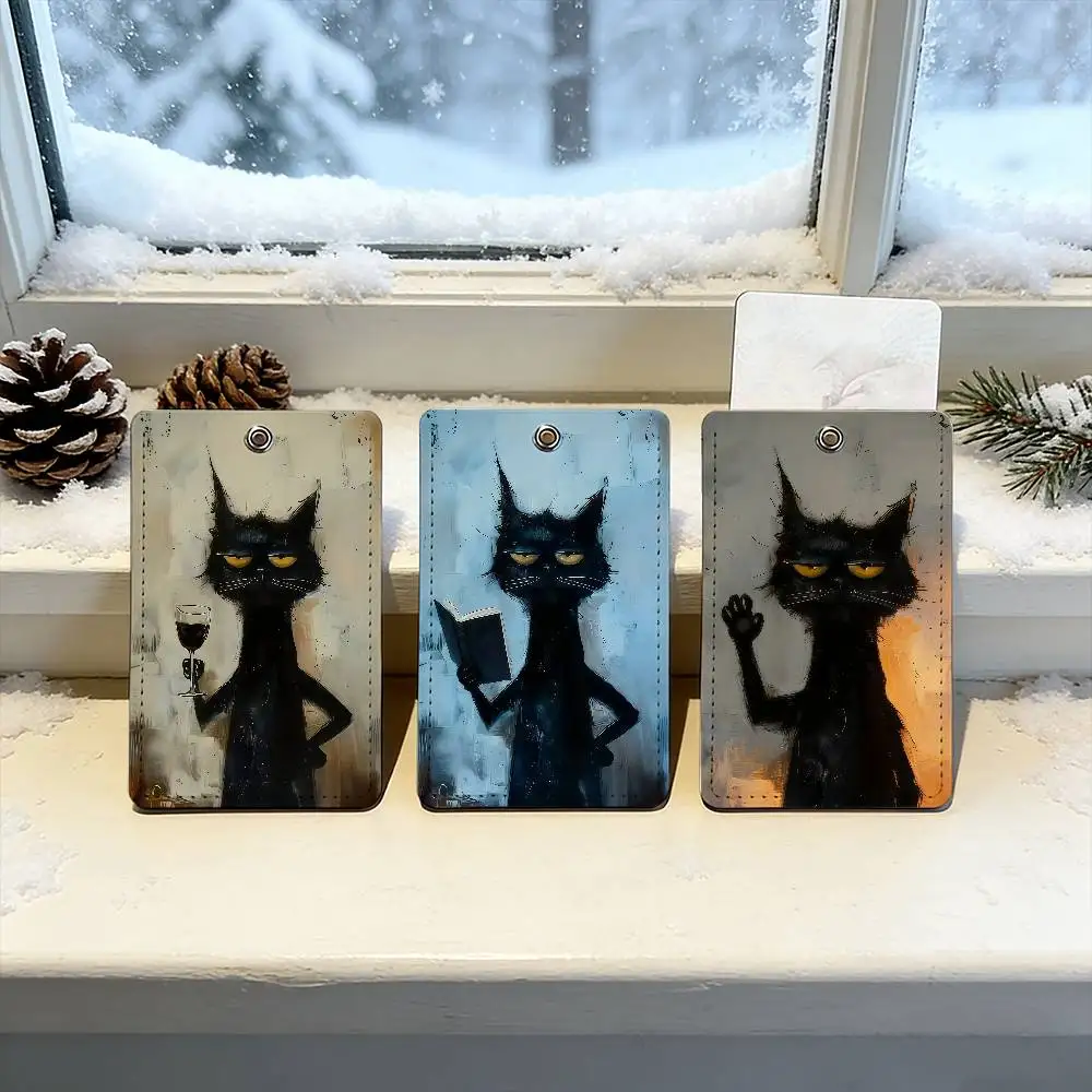 Black Cat Art Best sellers Student Bus ID Card Cover School Access Door Credit Card Protective
Black Cat Art Best sellers Student Bus ID Card Cover School Access Door Credit Card Protective