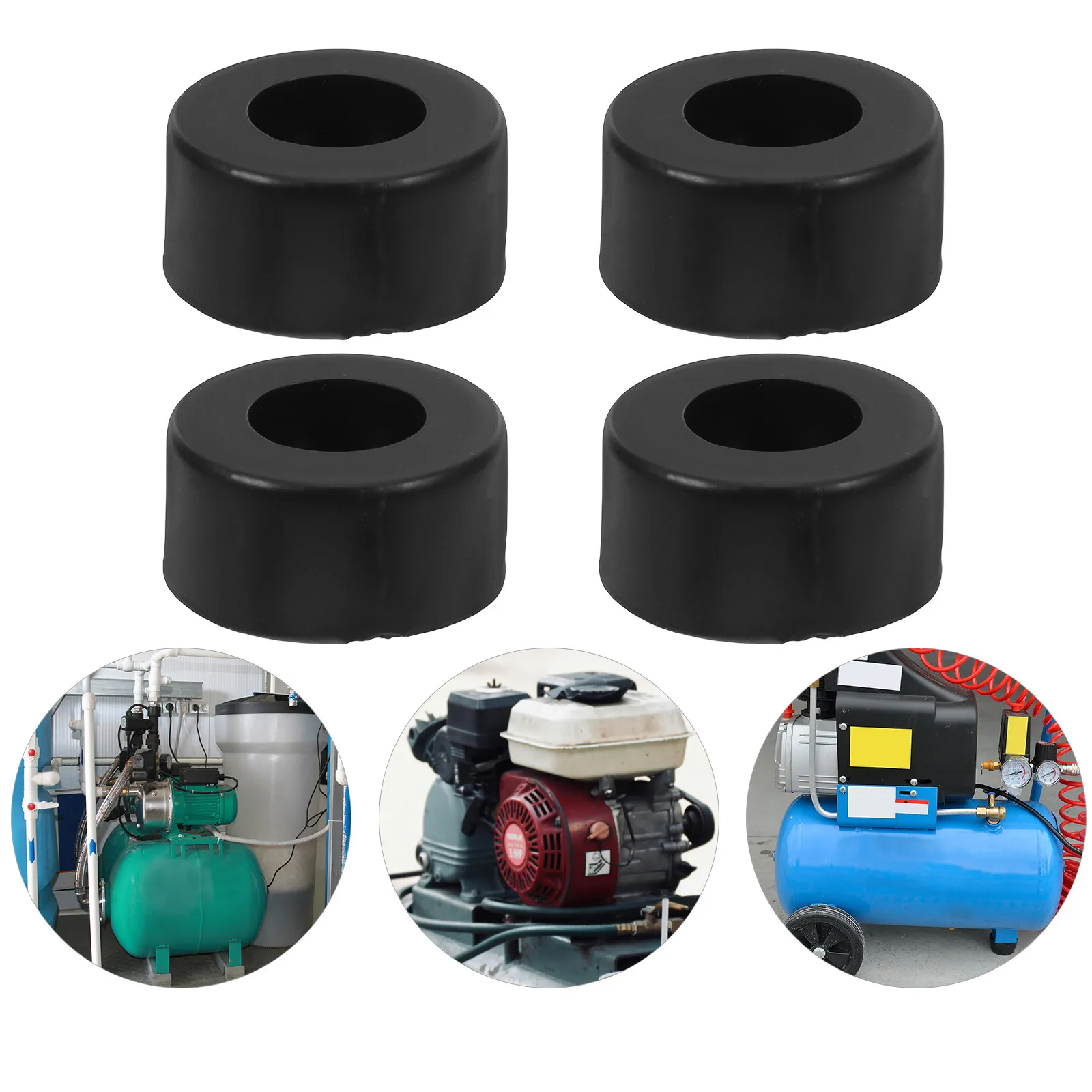 4pcs Heavy Duty Rubber Isolation Feet Anti Vibration Damping Pads For Air Compressor Washer Generator Machine Floor Protection
4pcs Heavy Duty Rubber Isolation Feet Anti Vibration Damping Pads For Air Compressor Washer Generator Machine Floor Protection