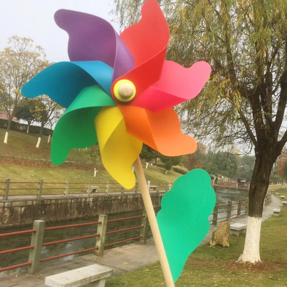 10Pcs Colorful Plastic Garden Pinwheels Wind Outdoor Lawn Yard Kids Decoration Colorful Wind
10Pcs Colorful Plastic Garden Pinwheels Wind Outdoor Lawn Yard Kids Decoration Colorful Wind