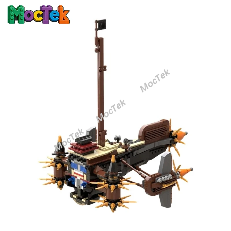 Sky Pirate Ship MOC Assembly Bricks, Fantasy Flying Pirate Craft, Premium Model for Collectors & Showcase 2435PCS
Sky Pirate Ship MOC Assembly Bricks, Fantasy Flying Pirate Craft, Premium Model for Collectors & Showcase 2435PCS