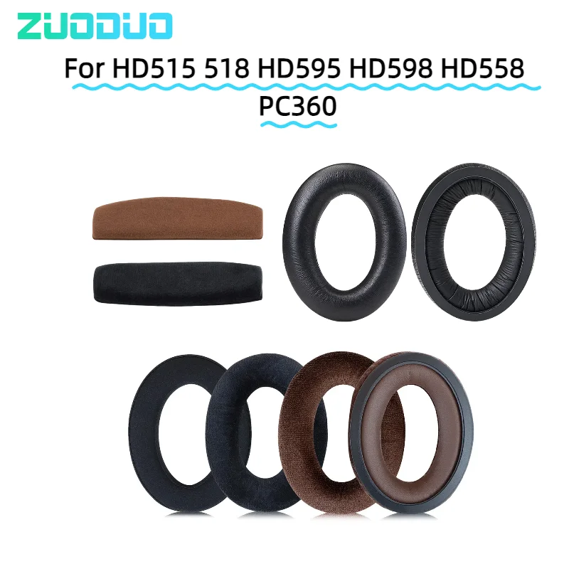 Replacement Ear pads for Sennheiser HD515 518 555 595 558 Headphones Memory Foam High Quality Earpads headset Gamer Leather case
Replacement Ear pads for Sennheiser HD515 518 555 595 558 Headphones Memory Foam High Quality Earpads headset Gamer Leather case