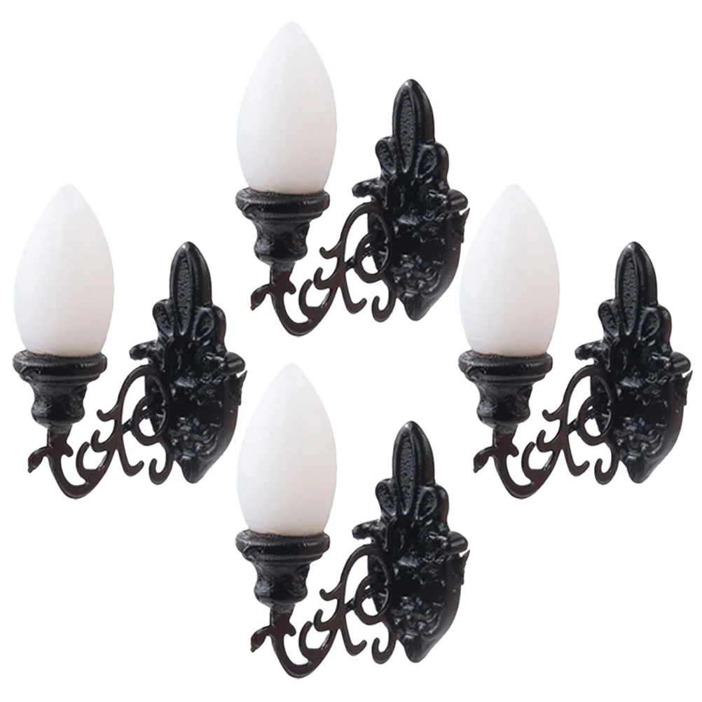 4 Pcs Dollhouse Wall Light Lamp Model Mini Lights White Sconce Miniature Scene Accessories Toy Figurines For Crafts
4 Pcs Dollhouse Wall Light Lamp Model Mini Lights White Sconce Miniature Scene Accessories Toy Figurines For Crafts